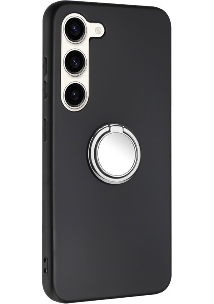 Samsung Galaxy S23 Tpu Mat Telefon Kılıfı ile Halka Kickstand ile Anti-Fall Back Cover (Yurt Dışından)