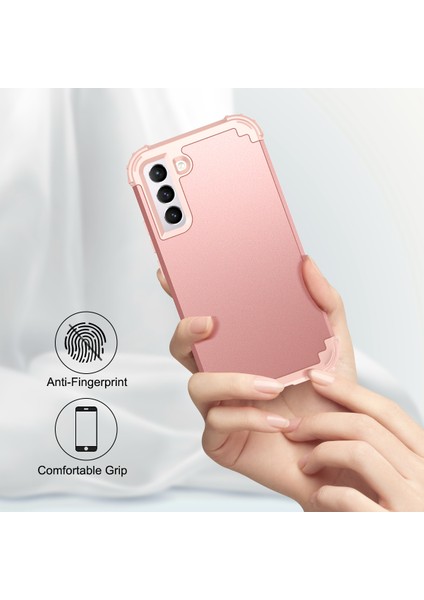 Samsung Galaxy S23 Plus Damla Koruması 3-1 Arada Telefon Kabuğu Pc+Silikon Telefon Kılıfı Şok Geçirmez Cep Telefonu Kapağı (Yurt Dışından) indirimleri