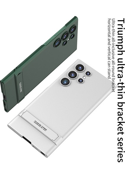 Samsung Galaxy S23 Ultra Kickstand Telefon Kılıfı Sert Ince Pc Arka Kapak Gkk (Yurt Dışından)