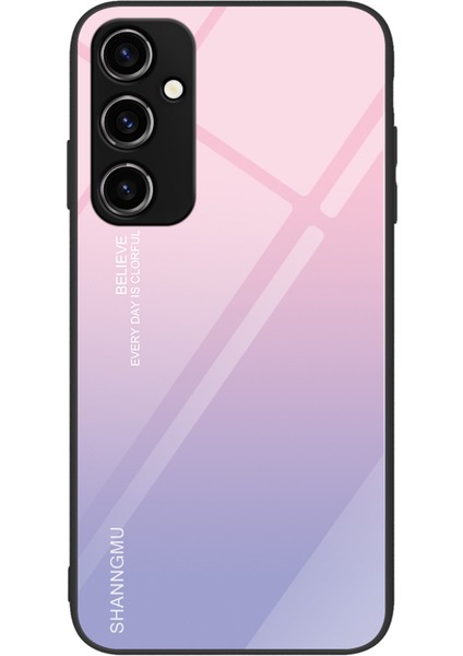 Samsung Galaxy A14 5g Anti-Drop Telefon Kılıfı Temperli Cam+Pc+Tpu Desen Baskı Telefon Kapağı (Yurt Dışından)