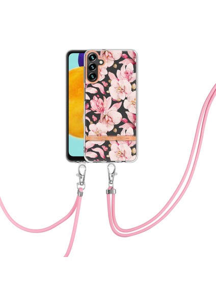 Samsung Galaxy A34 5g Anti-Drop Çiçek Deseni Imd Iml Electleclating Tpu Kasa Kaynak Antik Telefon Anter Teşekkürlüğü (Yurt Dışından)
