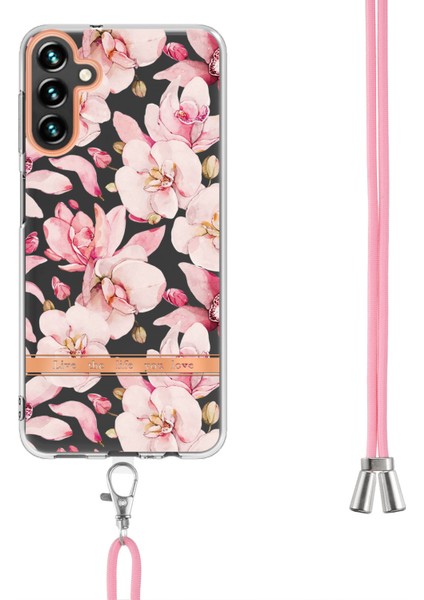 Samsung Galaxy A34 5g Anti-Drop Çiçek Deseni Imd Iml Electleclating Tpu Kasa Kaynak Antik Telefon Anter Teşekkürlüğü (Yurt Dışından)