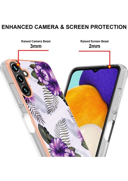 Samsung Galaxy A34 5g Mermer Çiçek Desen Imd Iml Tpu Telefon Kılıf Önleyici Elektrokaplama Çerçevesi Geri Koruyucu Kapak (Yurt Dışından) fırsatları