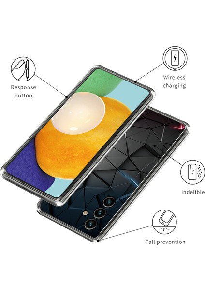 Samsung Galaxy A34 5g Yumuşak Tpu Telefon Kapak Desen Baskı Imd Şok Geçirmez Kılıf (Yurt Dışından)