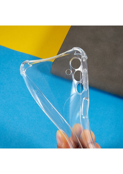 Samsung Galaxy A14 5g Dört Köşe Kalınlaştırılmış Telefon Kılıfı Anti-Drop Açık Yumuşak Tpu Kapak Lanyard (Yurt Dışından)