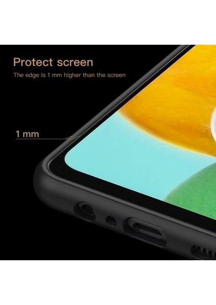 Samsung Galaxy A14 4g / 5g Ince Telefon Kılıfı Retro Doku Pu Deri Kaplamalı Tpu Koruyucu Kapak (Yurt Dışından)