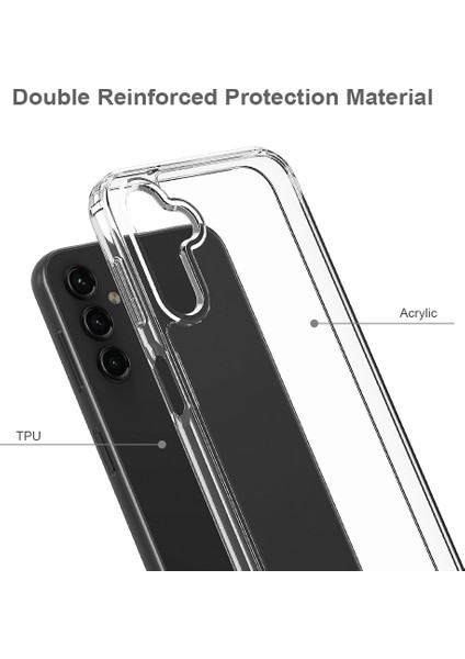 Samsung Galaxy A14 4g Acrıllıc+Tpu Temiz Telefon Kılıfı Anti-Solma Damla Geçirmez Telefon Kapağı (Yurt Dışından) fiyatları
