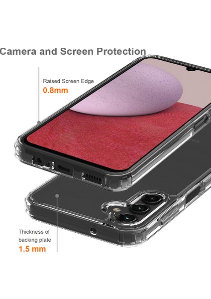 Samsung Galaxy A14 4g Acrıllıc+Tpu Temiz Telefon Kılıfı Anti-Solma Damla Geçirmez Telefon Kapağı (Yurt Dışından) indirimleri