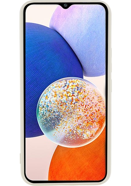 Samsung Galaxy A14 5g Kauçuk Tpu Koruyucu Kılıf Fiber Astar Damla Koruma Telefon Kapağı (Yurt Dışından)