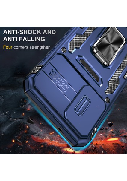 Samsung Galaxy A14 4g / 5g Anti-Drop Telefon Kılıfı Pc + Tpu Cep Telefonu Geri Kapak Kickstand (Yurt Dışından) fiyatları