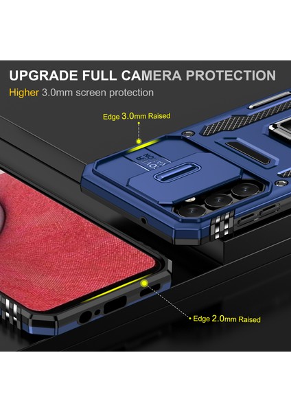 Samsung Galaxy A14 4g / 5g Anti-Drop Telefon Kılıfı Pc + Tpu Cep Telefonu Geri Kapak Kickstand (Yurt Dışından) modelleri