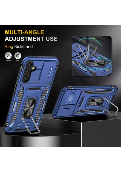 Samsung Galaxy A14 4g / 5g Anti-Drop Telefon Kılıfı Pc + Tpu Cep Telefonu Geri Kapak Kickstand (Yurt Dışından) fırsatları