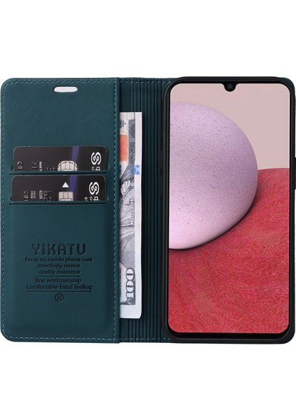 Samsung Galaxy A14 5g Pu Deri Tam Koruma Kılıfı Manyetik Otomatik Absorbed Telefon Stand Cüzdan Kapağı (Yurt Dışından) fiyatları