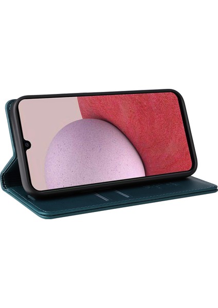 Samsung Galaxy A14 5g Pu Deri Tam Koruma Kılıfı Manyetik Otomatik Absorbed Telefon Stand Cüzdan Kapağı (Yurt Dışından) modelleri