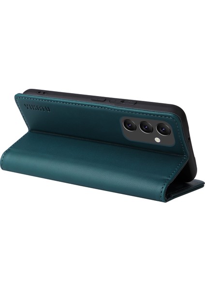 Samsung Galaxy A14 5g Pu Deri Tam Koruma Kılıfı Manyetik Otomatik Absorbed Telefon Stand Cüzdan Kapağı (Yurt Dışından) fırsatları