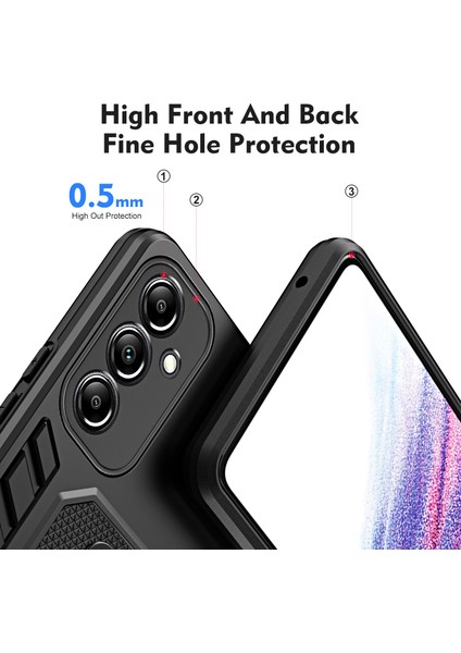 Samsung Galaxy A14 5g Telefon Kılıfı, Kickstand Tpu + Pc Çift Katman Koruması Şok Geçirmez Telefon Kapağı (Yurt Dışından) fırsatları