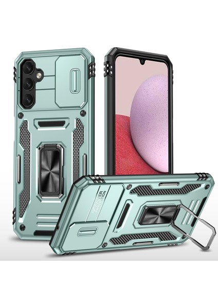 Samsung Galaxy A14 4g / 5g Anti-Drop Telefon Kılıfı Pc + Tpu Cep Telefonu Geri Kapak Kickstand (Yurt Dışından)