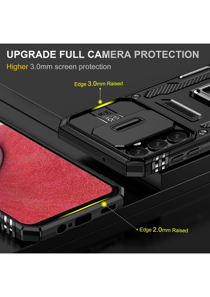 Samsung Galaxy A14 4g / 5g Anti-Drop Telefon Kılıfı Pc + Tpu Cep Telefonu Geri Kapak Kickstand (Yurt Dışından) modelleri