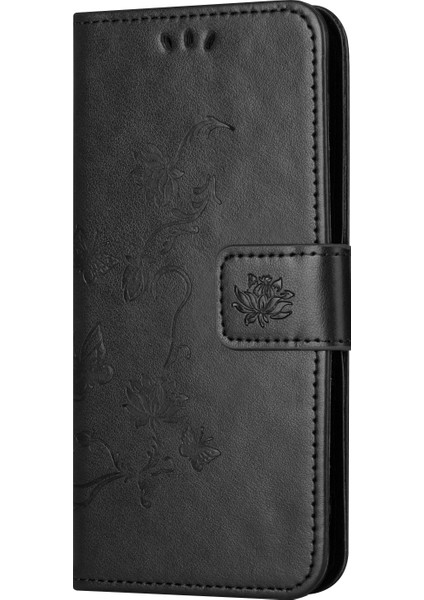 Samsung Galaxy A34 5g Baskılı Kelebek Çiçek Deseni Pu Deri Deri Kapak Manyetik Kapatma Stand Cüzdan Folio Telefon Kılıfı Kayış (Yurt Dışından)