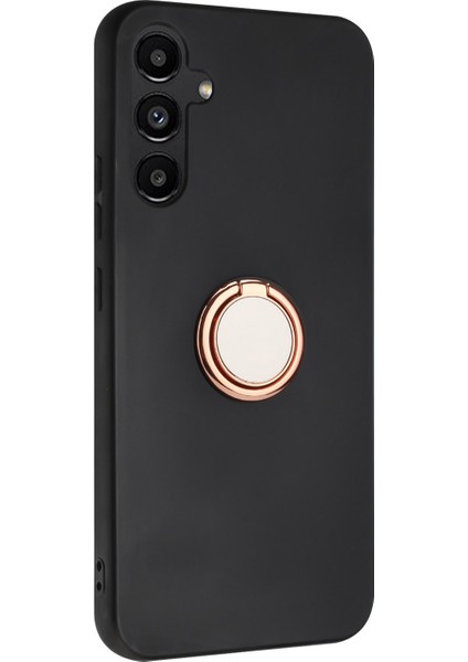 Samsung Galaxy A34 5g Koruyucu Kabuk, Ayna Benzeri Halka Kickstand Case Mat Tpu Telefon Kapağı (Yurt Dışından)