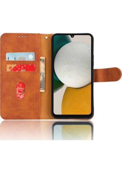 Samsung Galaxy A34 5g Şok Geçirmez Telefon Kasası Cilt Dokunuşu Cep Telefonu Kapağı Stant Cüzdanı Bilek Kayışı ile (Yurt Dışından) fırsatları