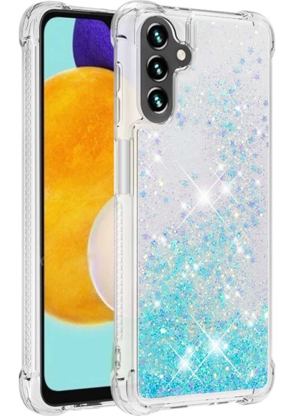 Samsung Galaxy A34 Telefon Kılıfı 5g Glitter Quicksand ve Akrik Akışı Net Vaka Yumuşak Tpu Anti-Drop Koruyucu Telefon Kapağı (Yurt Dışından)
