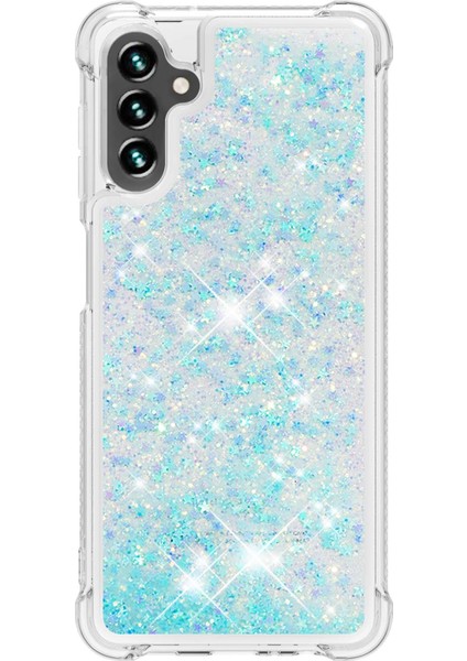 Samsung Galaxy A34 Telefon Kılıfı 5g Glitter Quicksand ve Akrik Akışı Net Vaka Yumuşak Tpu Anti-Drop Koruyucu Telefon Kapağı (Yurt Dışından)