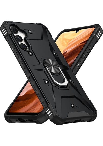 Samsung Galaxy A34 5g Şok Geçirmez Tpu+Pc Telefon Kılıf Yüzüğü Kickstand Anti-Cratch Arka Kapak (Yurt Dışından) fiyatları