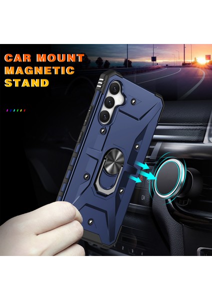 Samsung Galaxy A34 5g Şok Geçirmez Tpu+Pc Telefon Kılıf Yüzüğü Kickstand Anti-Cratch Arka Kapak (Yurt Dışından) fırsatları