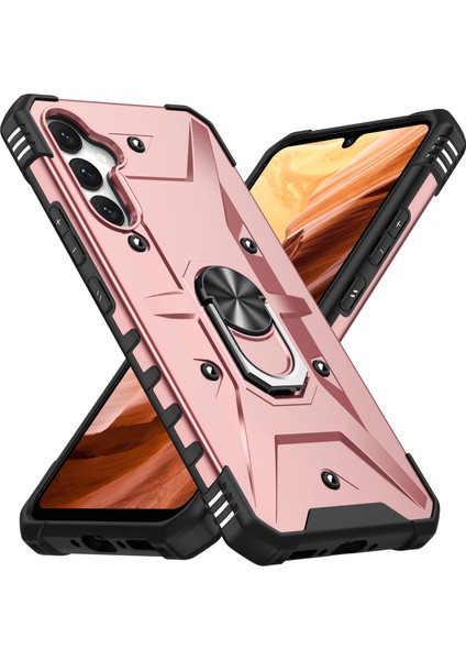 Samsung Galaxy A34 5g Şok Geçirmez Tpu+Pc Telefon Kılıf Yüzüğü Kickstand Anti-Cratch Arka Kapak (Yurt Dışından) fiyatları