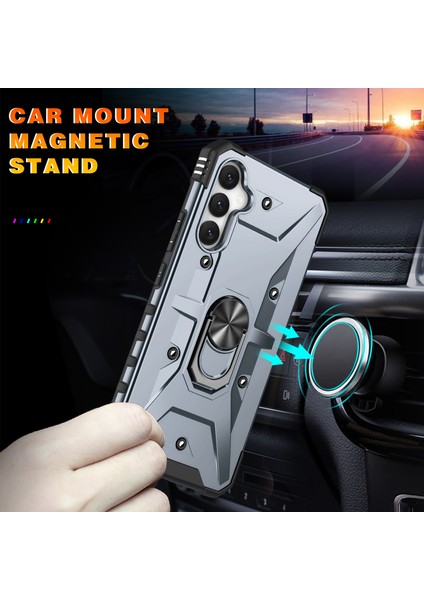 Samsung Galaxy A34 5g Şok Geçirmez Tpu+Pc Telefon Kılıf Yüzüğü Kickstand Anti-Cratch Arka Kapak (Yurt Dışından) fırsatları