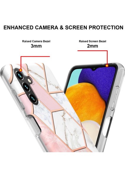 Samsung Galaxy A34 5g Yumuşak Tpu Telefon Kılıfı, Çarpışma Karşıtı Mermer Desen Imd Iml Çift Taraflı Elektrokaplatma Koruyucu Kapak (Yurt Dışından) fırsatları