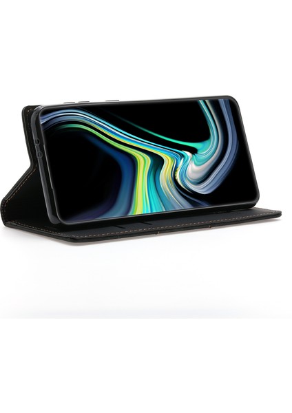 Samsung Galaxy A34 5g Toz Geçirmez Manyetik Otomatik Ahmsorbed Telefon Kılıf Stand Cüzdan Pu Deri Kaplamalı Tpu Kapağı (Yurt Dışından)