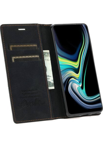 Samsung Galaxy A34 5g Toz Geçirmez Manyetik Otomatik Ahmsorbed Telefon Kılıf Stand Cüzdan Pu Deri Kaplamalı Tpu Kapağı (Yurt Dışından)