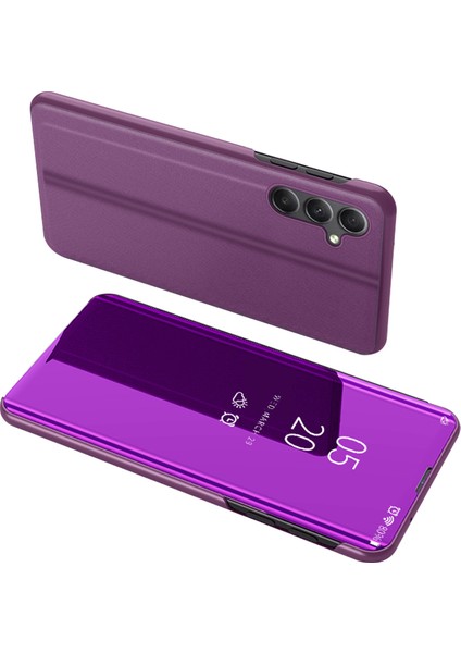 Samsung Galaxy A34 5g Pencere Aynası Pu Deri Kılıfı Görüntüle (Yurt Dışından)