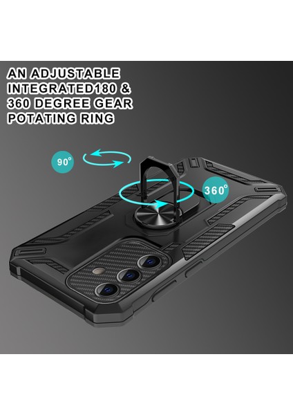 Samsung Galaxy A34 5g Yüzük Kickstand Telefon Kılıfı Pc + Tpu Manyetik Araba Tutucu Telefon Kapağı (Yurt Dışından) fırsatları