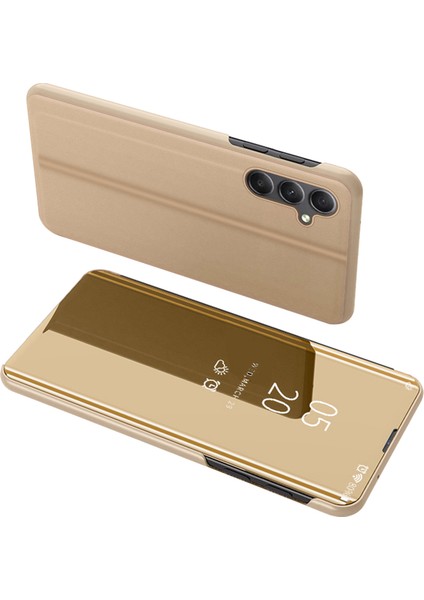 Samsung Galaxy A34 5g Pencere Aynası Pu Deri Kılıfı Görüntüle (Yurt Dışından)