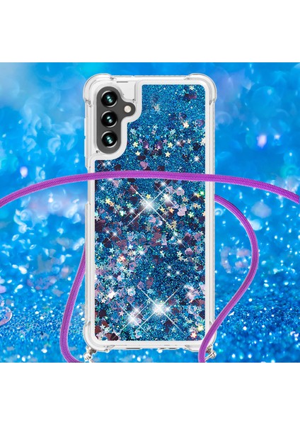 Samsung Galaxy A34 5g Sıvı Quicksand ve Şok Geçirmez Tpu Kapağı, Kordonlu (Yurt Dışından)