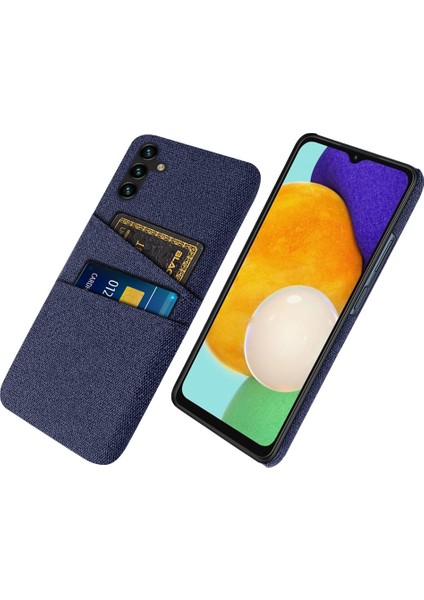 Samsung Galaxy A34 5g Cep Telefonu Kılıfı, Kumaş Doku Çıkmaya Dayanıklı Telefon Arka Kapak Kartı Tutucu (Yurt Dışından)