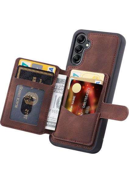 Samsung Galaxy A34 5g Kickstand Telefon Kapağı Rfıd Engelleme Cüzdan Pu Deri Kaplamalı Tpu Kılıfı (Yurt Dışından) fiyatları