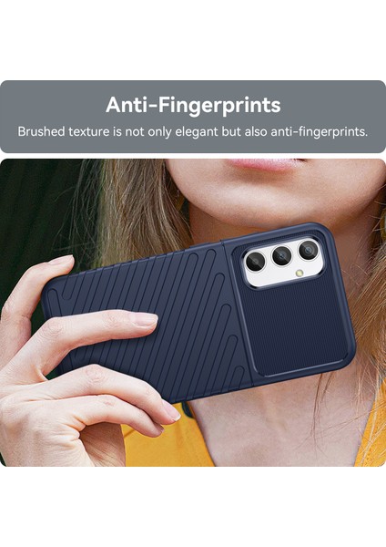 Samsung Galaxy A34 5g Kalınlaştırılmış Tpu Tpu Doku Doku Slip Anti-Slip Telefon Kılıfı Şok Geçirmez Arka Kapak (Yurt Dışından)