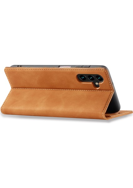 Samsung Galaxy A34 5g Koruyucu Cep Telefonu Kapağı Pu Deri Deri Folio Cüzdan Stand Manyetik Emilim Telefon Kılıfı (Yurt Dışından) fırsatları