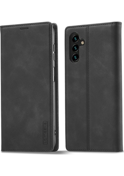 Samsung Galaxy A34 5g Koruyucu Cep Telefonu Kapağı Pu Deri Deri Folio Cüzdan Stand Manyetik Emilim Telefon Kılıfı (Yurt Dışından)