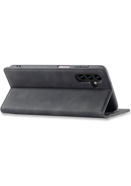 Samsung Galaxy A34 5g Koruyucu Cep Telefonu Kapağı Pu Deri Deri Folio Cüzdan Stand Manyetik Emilim Telefon Kılıfı (Yurt Dışından) fırsatları