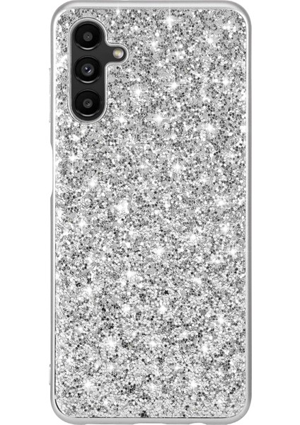 Samsung Galaxy A34 5g Glitter Telefon Kılıfı Tpu Çerçeve Sert Pc Geri Elektrumasyon Telefon Kapağı (Yurt Dışından)