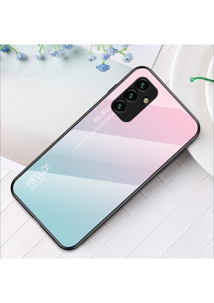 Samsung Galaxy A34 5g Gradyan Renk Bırakma Koşullu Telefon Kılıfı Temperlenmiş Cam + Pc + Tpu Koruyucu Kılıf (Yurt Dışından) indirimleri