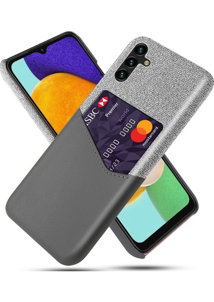 Samsung Galaxy A34 5g Bez Doku Kartı Tutucu Telefon Kılıfı Pu Deri Kaplamalı Sert Pc Telefon Kapağı (Yurt Dışından)