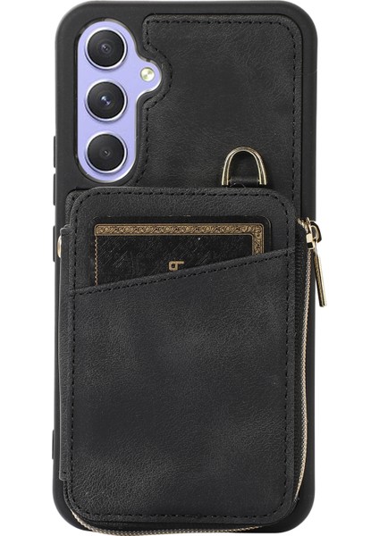 Samsung Galaxy A34 5g Kickstand Telefon Kasası Fermuar Kart Çantası Deri Tpu Telefon Kapağı Kayışlarla (Yurt Dışından) fırsatları