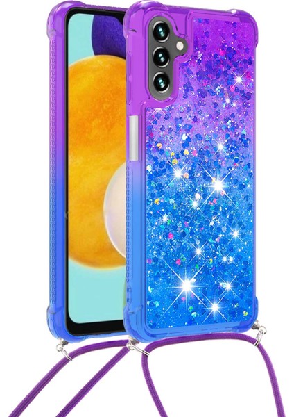 Samsung Galaxy A34 5g Gradyan Renk Anti-Fall Tpu Telefon Kılıfı Akan Sıvı Quicksans ve Kirkarlı Arka Kapak (Yurt Dışından) fiyatları