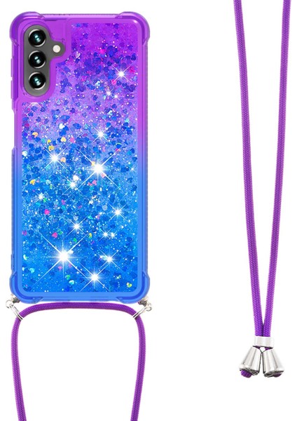Samsung Galaxy A34 5g Gradyan Renk Anti-Fall Tpu Telefon Kılıfı Akan Sıvı Quicksans ve Kirkarlı Arka Kapak (Yurt Dışından) modelleri